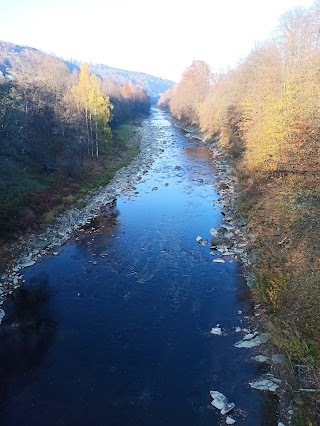 Pedestrian suspension bridge