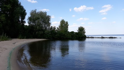 Пляж на Киевском море