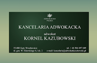 Kornel Kazubowski ADWOKAT Kąty Wrocławskie