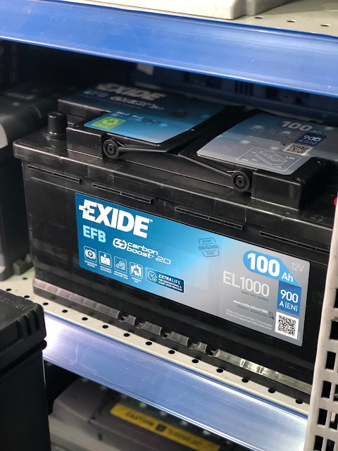 Аккумуляторы EXIDE VARTA BOSCH сертифікована точка продажу