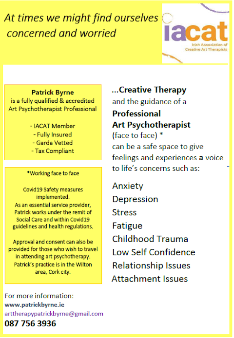 The Art Therapy space - Cork Counselling & Art psychotherapy - Patrick Byrne B.A. MA (hons)