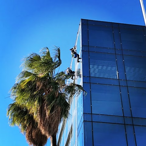 Josh Washes Windows