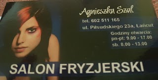 Szal Agnieszka. Salon fryzjerski