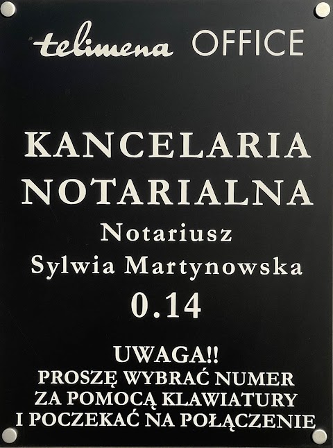 Notariusz Sylwia Martynowska - Łódź