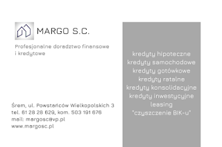 Biuro kredytowe MARGO S.C. JANUSZ SCHNEIDER AGNIESZKA SCHNEIDER