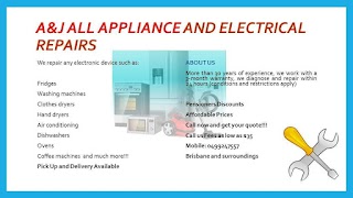 ANJ Appliance Repairs