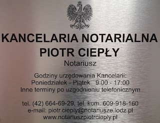 Notariusz Piotr Ciepły Kancelaria Notarialna