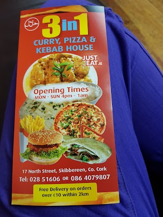 3in1 Curry, Pizza and Kebab House