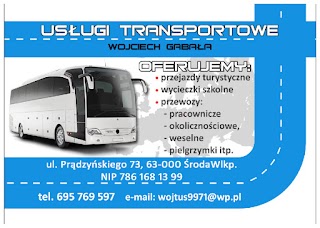 Usługi transportowe wynajem autokarów Wojciech Gabała