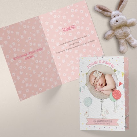 Baby Thank You Cards by Cedar Tree