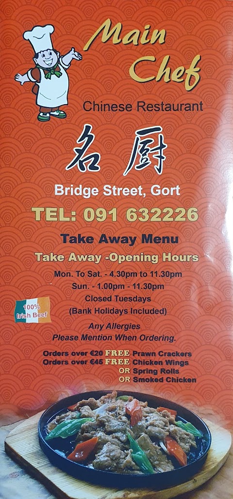 Main Chef Chinese Takeaway