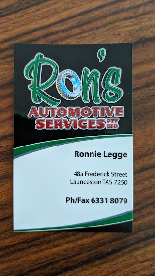 Ron's Automotive Services