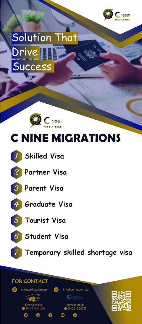 C NINE - Immigration and Visa Agent - Northern Suburbs