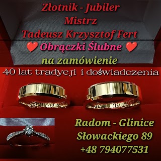 Złotnik-Jubiler-Grawer Radom - Tadeusz Krzysztof Fert - Mistrz Złotnictwa