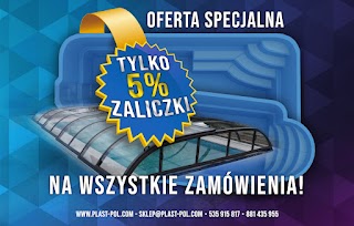 PLAST-POL TECHNIKA BASENOWA | PRODUCENT BASENÓW POLIESTROWYCH | ZADASZENIA BASENOWE | AKCESORIA BASENOWE | POMPY CIEPŁA |