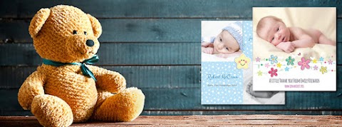 Baby Thank You Cards by Cedar Tree