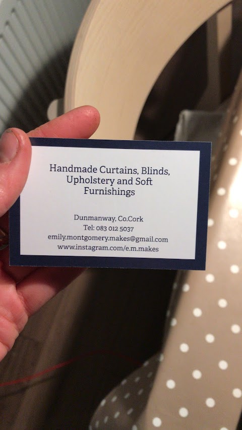 E.M. Makes - Upholstery, curtains and blinds