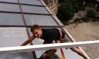 Тонировка окон / Матирование перегородок / Бронирование стекол