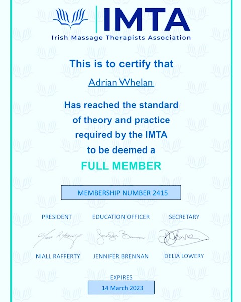 Adrian Whelan - AW Sports Massage Therapy