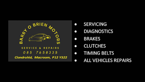 Barry O' Brien Motors Service & Repairs