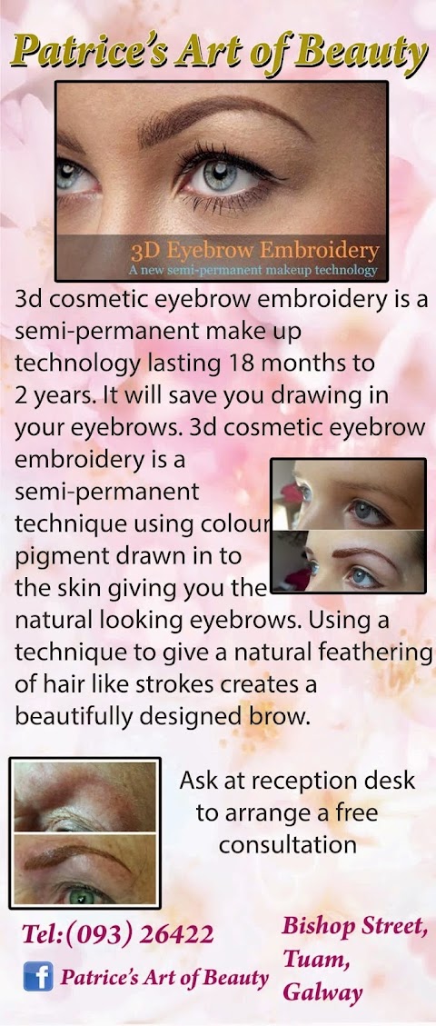 3D Eyebrow Embroidery