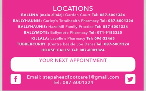 Step Ahead Footcare Podiatry & Chiropody Clinic