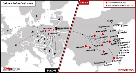 Transport Kolejowy z Chin
