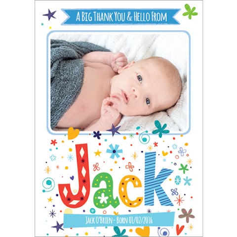 Baby Thank You Cards by Cedar Tree