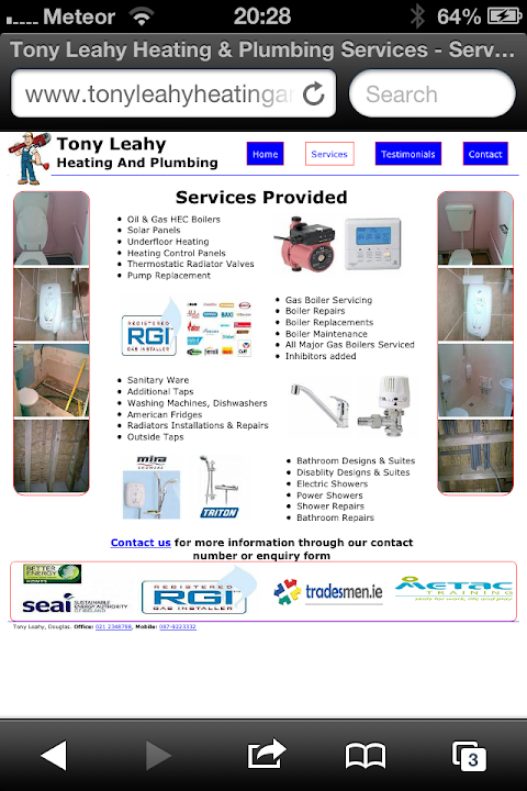 Tony Leahy Heating and Plumbing Services Ltd