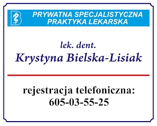 Gabinet Stomatologiczny lek. stom. Krystyna Bielska-Lisiak