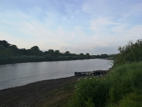 Walking Path Near River Laune