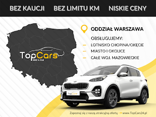 TopCars rent a car Warszawa - Wypożyczalnia samochodów bez kaucji + wynajem długoterminowy aut