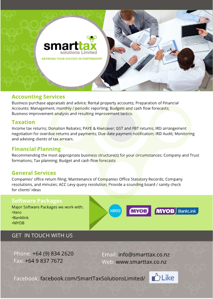 Smart Tax Solutions Limited | Chartered Accountants in West Auckland