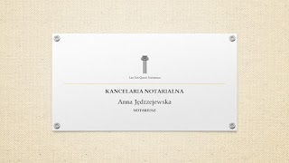 Kancelaria Notarialna Anna Jędrzejewska Notariusz Wrocław