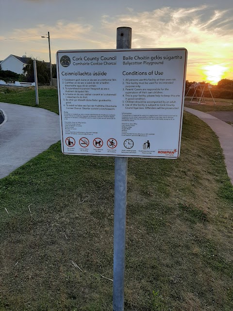 Ballycotton playground parking