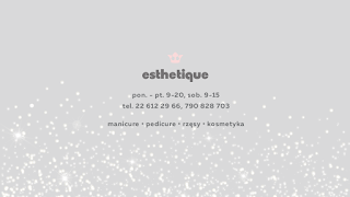 Esthetique - salon kosmetyczny - Józefów / Michalin