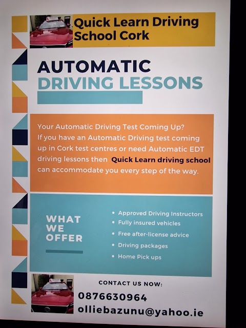 Quick Learn Driving School Cork