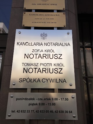 Tomasz Piotr Król - Kancelaria Notarialna