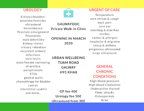 Galway Doc Walk in Clinic : GP services - Ultrasound - Urology - Speciality clinics