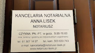 Kancelaria Notarialna Anna Lisek notariusz