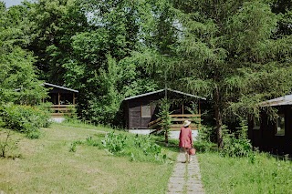 Pustelnia Supraśl - domki nad rzeką