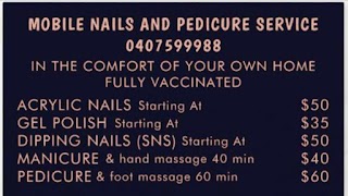 Mobile Nail’s and Pedicure’s by Carrie