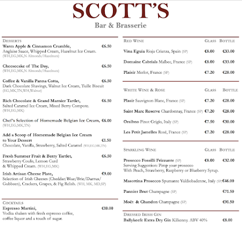 Scotts Bar & Brasserie Kilkenny