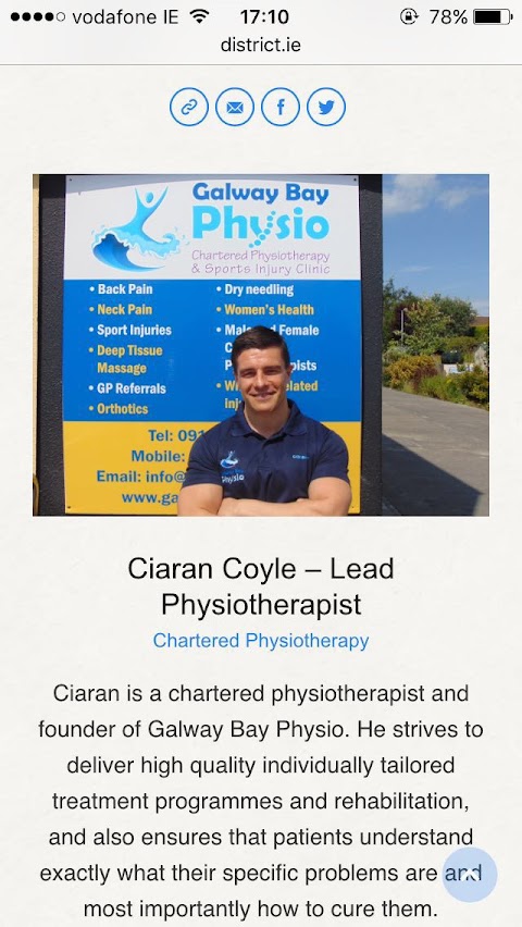 Galway Bay Physio Athenry(Online and face to face Consultations)