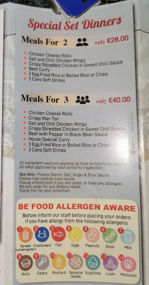 New Eastern & Oriental Chinese Take Away