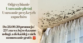 BJG Odgrzybianie Ozonowanie Dezodoryzacja