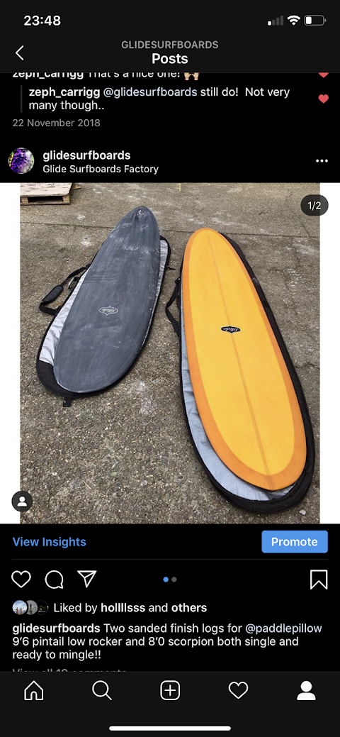 Glide surfboards