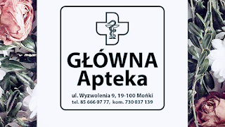 GŁÓWNA APTEKA czynna codziennie 7 dni w tygodniu ( niedziele, święta i dni wolne od pracy)e