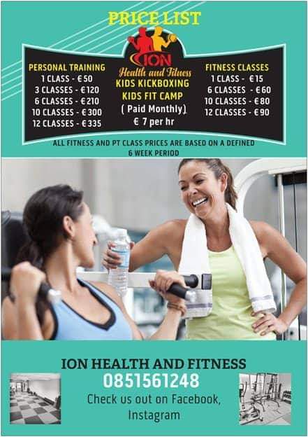 Bernards Ion health and fitness studios