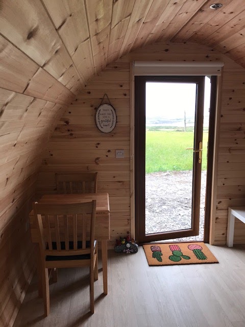 beach view glamping pods